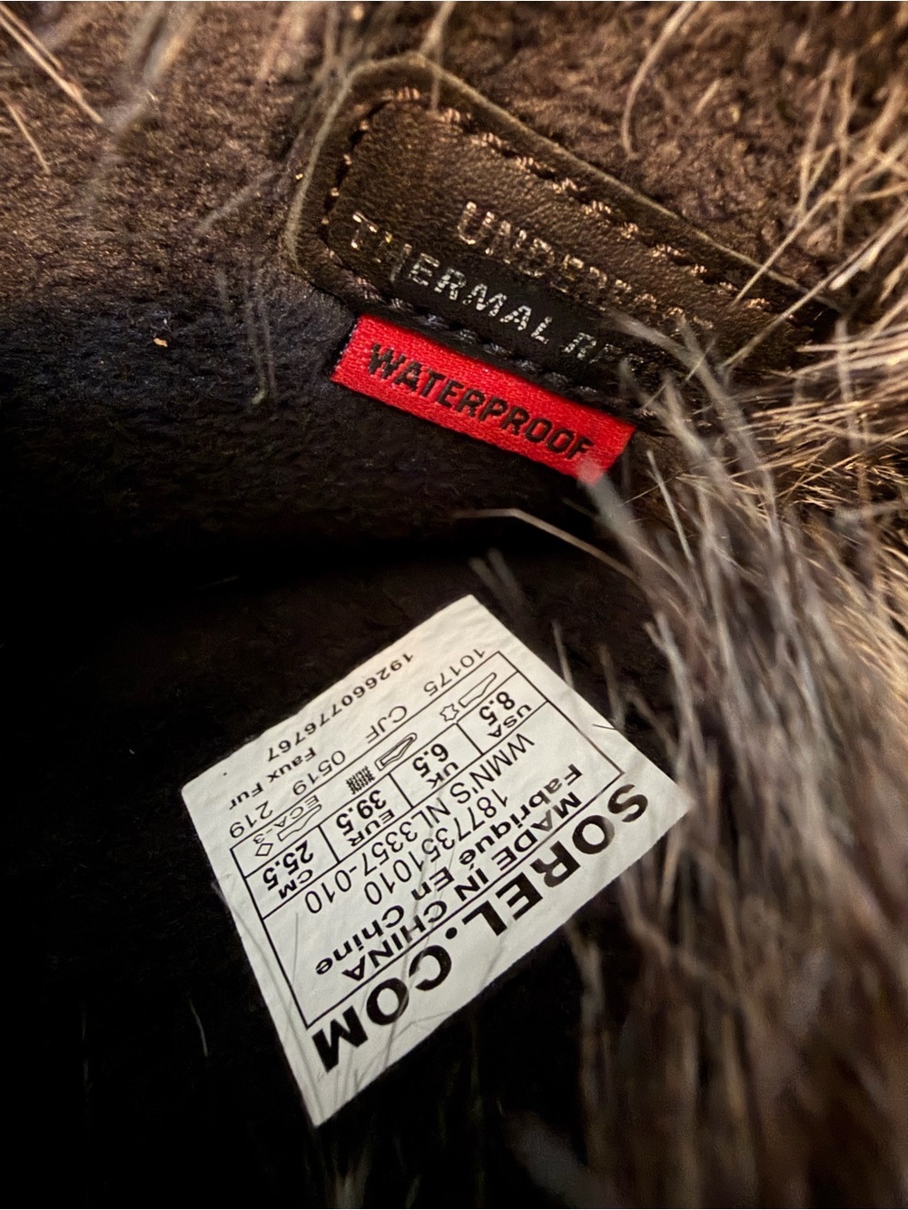 Sorel “Joan of Arc Next” Lace-Up Faux Fur Winter Waterproof Boots, Sz 8.5 - Picture 10 of 10